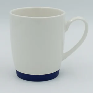 Blue Base Bone China Mug