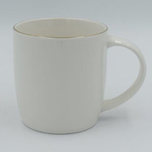 Bone China Mug – Gold Rim