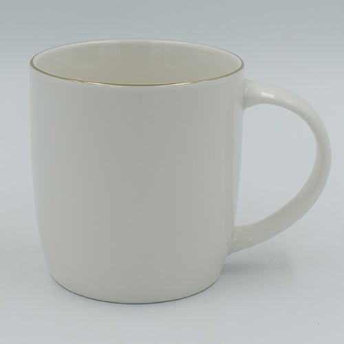 Bone China Mug – Gold Rim