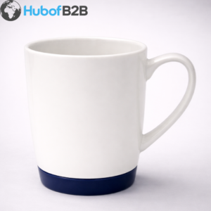 Blue Base Bone China Mug