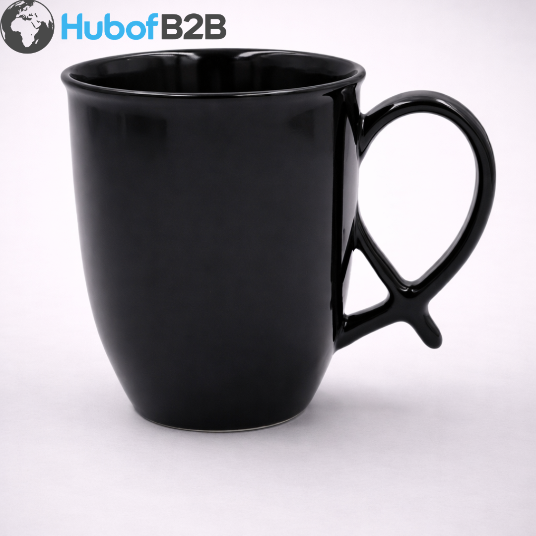 Black Ceramic Mug